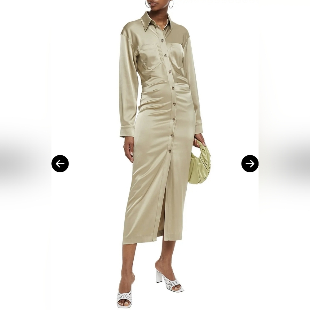 Cream Button-Up Jumpsuit